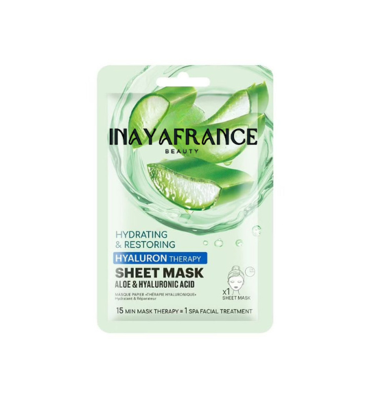 Masque Hydratant Aloe Vera & Hyaluronique - Soin Visage