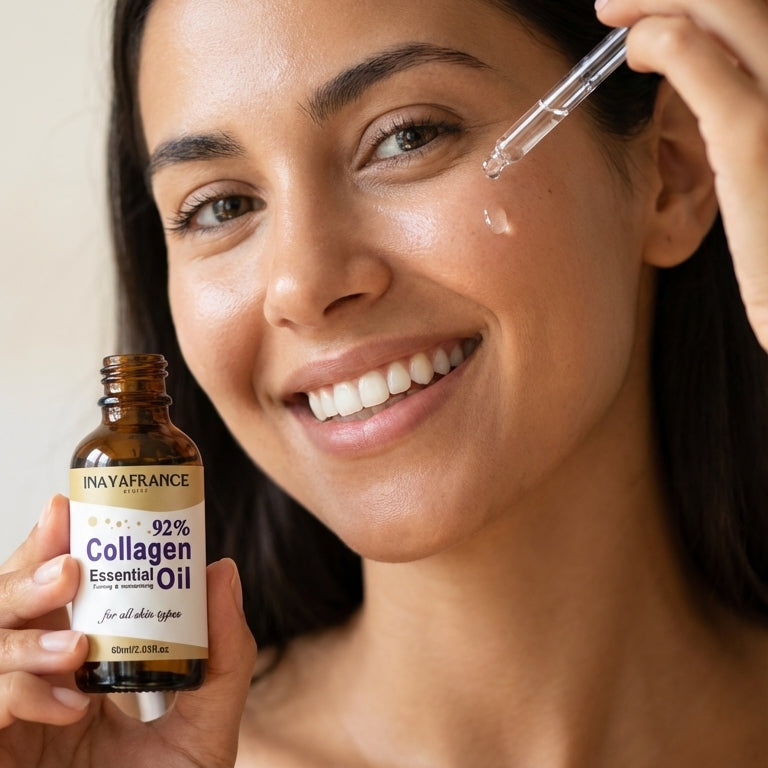 Huile Essentielle au Collagène 92% - Sérum Anti-Âge Concentré
