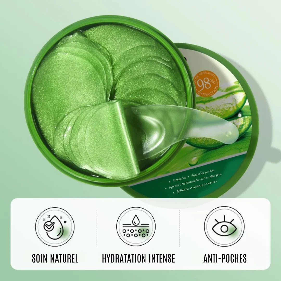 Patchs Yeux Aloe Vera & Collagène - 60 PCS
